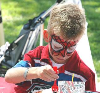 Rhett as Spiderman this day -