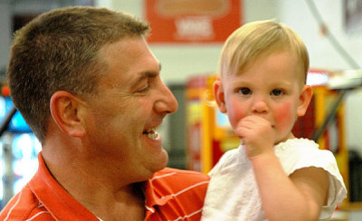 Uncle Neal and Cousin Emily hang around -