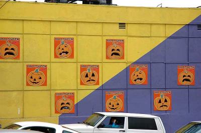 Details - a Halloween wall -