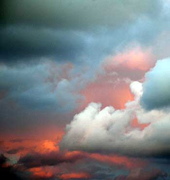 Stormy sunset in Hollywood, Friday, March 10, 2006