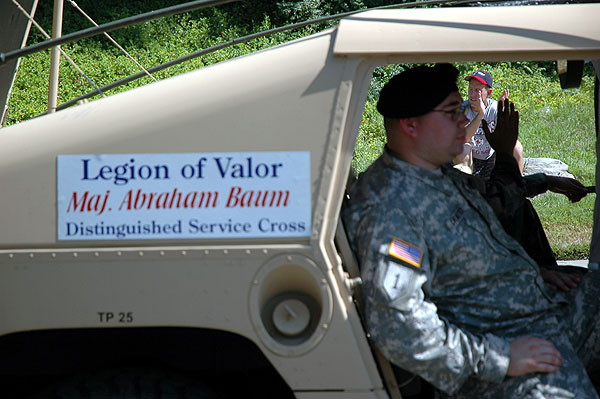 Veterans at Rancho Bernardo parade, 4 July 2006