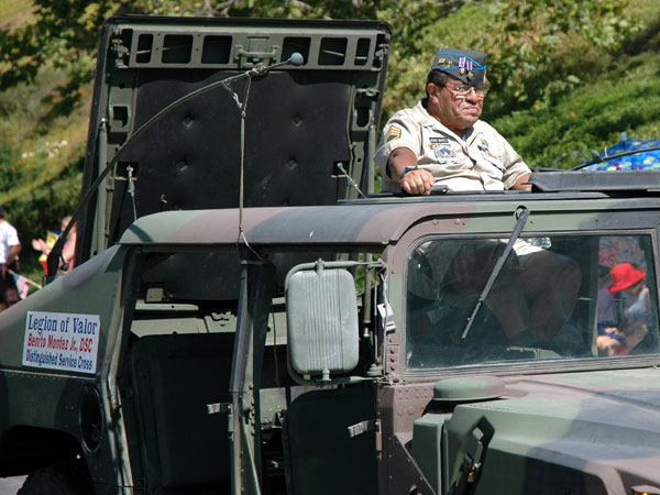 Veterans at Rancho Bernardo parade, 4 July 2006