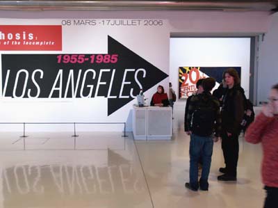 The opening of the opening of 'Los Angeles 1955-1985 at the Pompidou Center in Paris, Wednesday, March 8, 2006