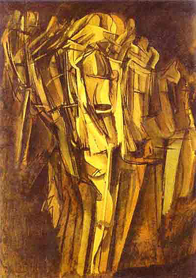 Marcel Duchamp - Sad Young Man in a Train
