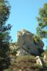 Far up Old Topanga Canyon Road, at Big Rock Campground, the big rock -